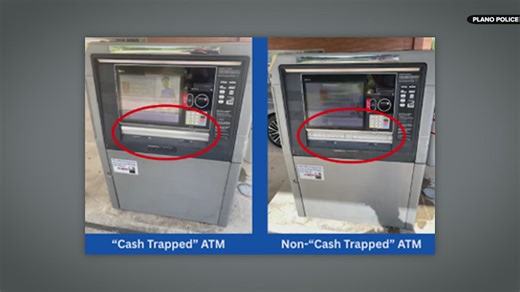 A man reports that someone took his money from an ATM in what's called a cash-trapping scheme. After speaking with police, WFAA discovered he's not alone. | WFAA