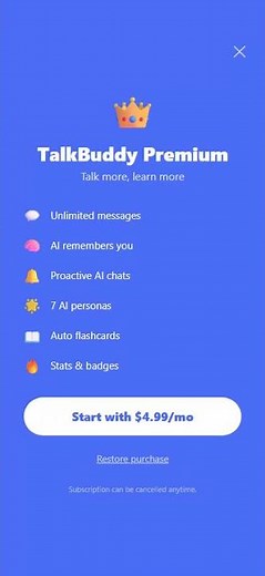 TalkBuddy — Practice Languages with AI Chat | 31 Languages, 5 Games