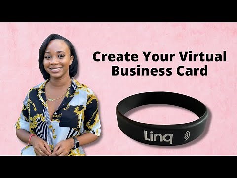 Create Your Virtual Business Card | LINQ NFC BRACELET REVIEW