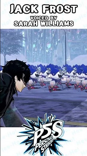 Sarah Williams as Jack Frost | Persona 5 Strikers | Hee-Ho!