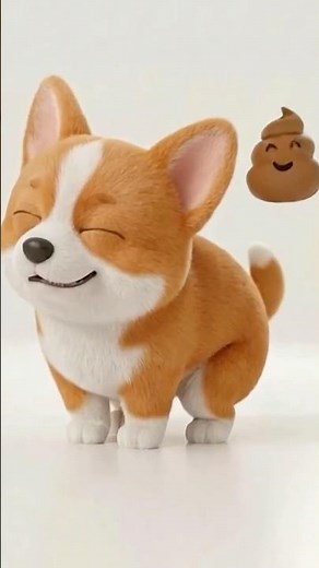 Pembroke Welsh Corgi Puppy Pooping VS Red Panda Cub Pooping | Cute Animals #poop #cute #pooping