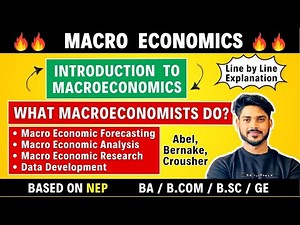What Macroeconomists do? | Macroeconomics | B.Com, B.A(H), B.Sc, GE, Delhi University