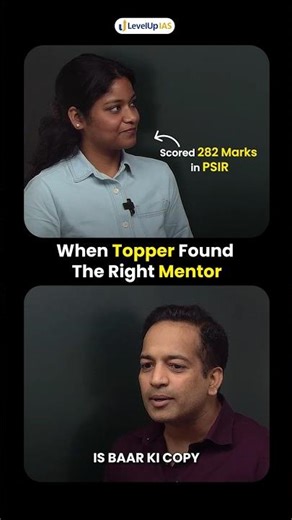 When AIR 324 Priyasha Verma Met The Right Mentor - Chandan Sir #shorts