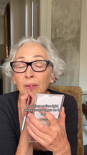 Why Rose-Marie swears by Our Go Nude Lip Pencil in shade Morning Dew: this cool dusty rose defines lips and subtly boosts their shape, while staying totally natural. Long-wear, water-resistant, and formulated with skin-loving ingredients. | rms beauty