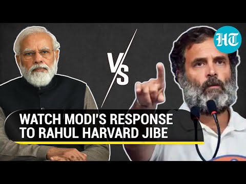 PM Modi vs Rahul Gandhi faceoff in Lok Sabha over Harvard Study | Watch