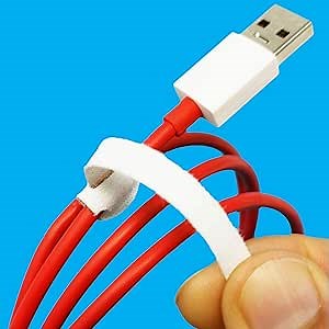 RIP-TIE Mini 1/4" x 3-1/2" Cable Tie Perfect for USB Cable, Earbud Cords, Cell Phone Cord 56 Pack White