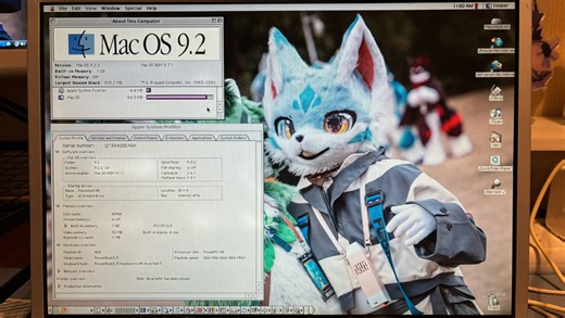 PowerBook G4鈦書：Mac OS 9.2.2/Mac OS X 10.2.1 Jaguar開機與重啟