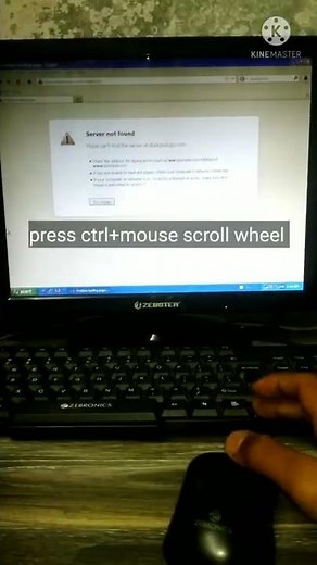keyboard/mouse shortcuts for zoom in/out page