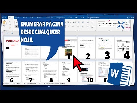 ENUMERAR PAGINAS EN WORD DESDE CUALQUIER PAGINA iniciar pie de pagina desde la cuarta hoja