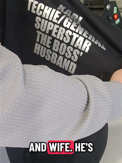 HTV Vinyl printing today, don't use it very often, but here I am pressing a front and back design for you to see. #htvvinyl #htvtransfer #tshirtvinyl