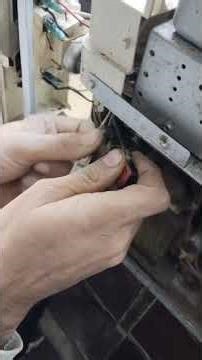 microwave door switch problem shot