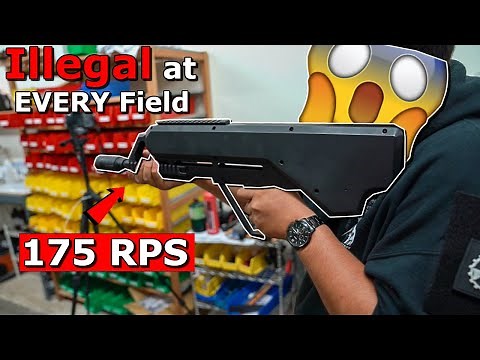 175RPS/625FPS CRAZIEST AIRSOFT GUN you've never heard of! INSANE REACTIONS!