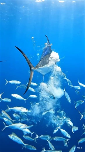 Fastest Fish on Earth Strikes – Sailfish Hunting Frenzy