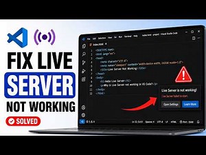 How To Fix Live Server Is Not Working In VS Code?
