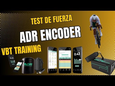Test de fuerza para ganar rendimiento en ciclismo ADR ENCODER