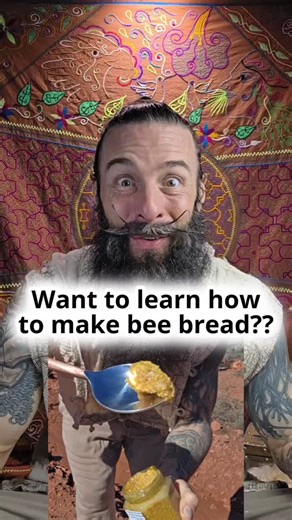 Master Nick Eagle on Instagram: "Comment "BEE BREAD" and I'll send it Learn How To Make Bee Bread 🐝 Watch Master Nick Eagle teach you how to make bee bread. It's fun, easy to do and it will save you a lot of money. Bee bread is one of the most nutritious foods and cleanest sources of energy on the planet. BEE BREAD: Loaded with vitamins and minerals A great energy source Antioxidants Helps with inflammation, longevity and healing, your immune system and allergies. #bee #bees #beebread"