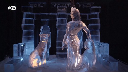 9.2K views · 347 reactions | Join us on a walk through the Dutch Ice Sculpture Festival in Zwolle, Netherlands. Ice sculpting artists from all over the world come here to make their winter magic with 275,000 kilograms of ice and 275,000 kilograms of snow! This year's theme: "A journey through time" ❄️ | DW Euromaxx | Facebook