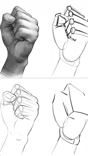 How to Draw Hands Holding Objects ✍️ | Easy Hand Drawing Tutorial #shorts #art #viral