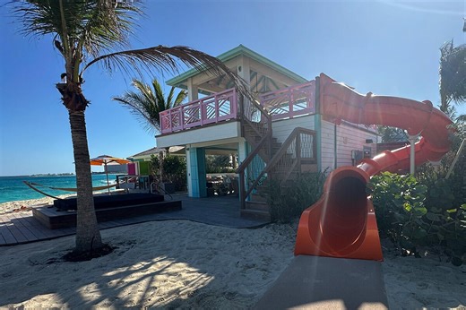 Inside Royal Caribbean's all-new Ultimate Family Cabana with a slide, hot tub, and more