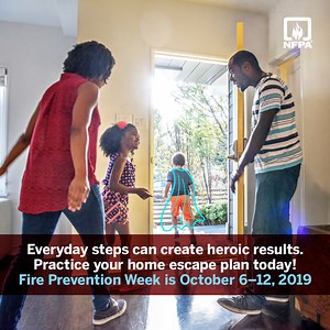 Edwards AFB Fire Department: plan and practice your escape