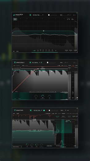 Take your sound from rough to release-ready with smart:EQ 4, smart:comp 2, and smart:limit. ⚡️ Our Black Friday Deals are on: www.sonible.com/smartessentials | sonible