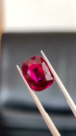 Fine quality Ruby Did you know rubies get their Red color from trace element Chromium #ruby #rubies