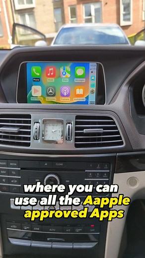Upgrade Mercedes E-Class W212 with Carplay and Camera
