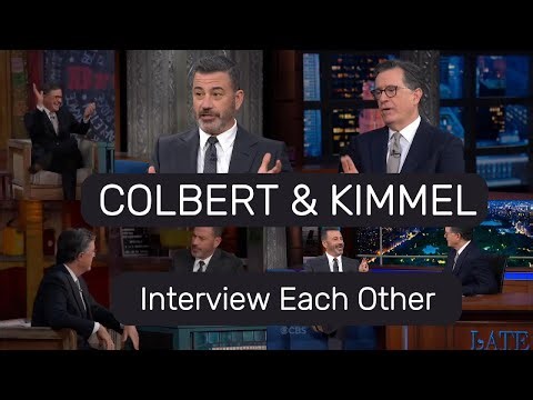 Funniest Jokes & Most Heartfelt Moments: When Kimmel & Colbert Interviewed Each Other 🤣🥹🤪🤣😂😆🤣