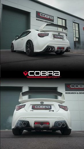 Fierce Quad Exit Toyota #GT86 #TRD Edition Custom Performance Exhaust by Cobra Sport #toyotagt86