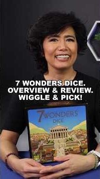 #7WondersDice a cozy dice drafting board game #boardgamereview