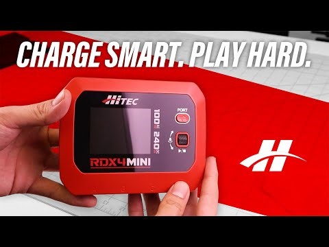 Hitec RDX4 Mini Charger Overview — 4 Ports, 6A, Compact Design
