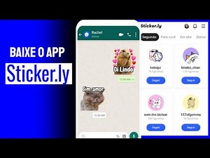 Sticker ly | Como Baixar e Usar o App Sticker ly Maker no Celular