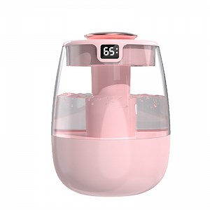 Humidifiers for Bedroom Large Room Home, 2.2l Cool and Warm Humidifiers for Baby and Plants Mist Top Fill Desk Humidifiers Essential Oil Diffuser, Digital Air Humidifier for Home