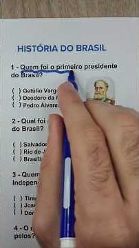 🟢 Brazil History Quiz for you to answer 🇧🇷