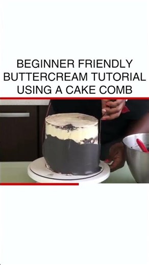 Buttercream Basics Made Easy Beginner-Friendly Cake Comb Tutorial #BakingTips #CakeDecorating