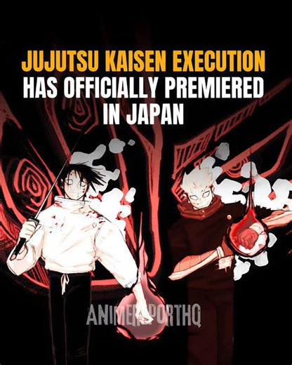 AnimeReportHQ on Instagram: "Jujutsu Kaisen: Execution has officially premiered in Japan!!! Kicking off a new wave of hype before its global release. The 88-minute film delivers nonstop energy, bridging the chaos of the Shibuya Incident with the opening of the Culling Game. North America gets it next on December 5. #officialanime #peakanimemoments #animelover #animeart #explorepage #anime #onepiece #zoro #luffy #hianime"