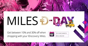 April is about family, food and fun, a last hurrah in the sun. 🌅😎 So don’t pay full price on your long weekend or mini break. Fight the mid-month slump with your Ðiscovery Miles. 🚗 Stock up today and get 10% to 30% off padkos, braai stuff, travel gear and more at over 40 Ðiscovery Miles retail partners, online or in-store. Find out how #DiscoveryBestBank doubles your discount every #MilesDDay: https://discv.co/MilesD-Day Ts&Cs apply #FightTheSlump | Discovery Vitality