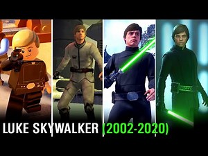 Evolution of Luke Skywalker In Star Wars Games 2002 - 2020
