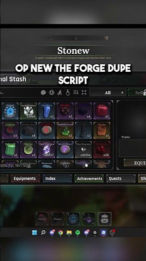 The Forge Script GUI | DUPE SPINS, INSTANT FORGE, AUTO FARM, INSTANT KILL #robloxtheforge