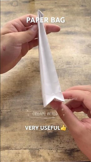 HOW TO MAKE PAPER BAG STEP BY STEP | DIY BAG FROM PAPER ORIGAMI TUTORIAL | USEFUL PAPER PROJECT ART