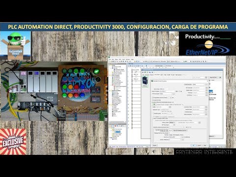 02-PLC AUTOMATION DIRECT, PRODUCTIVITY 3000, CONFIGURACION, CARGA DE PROGRAMA
