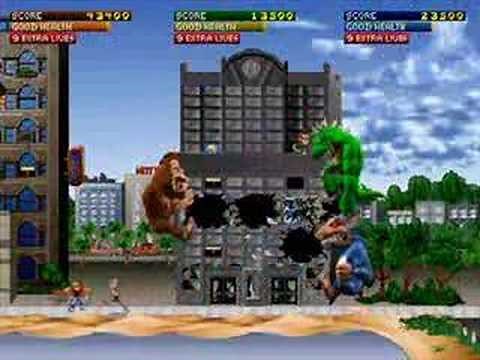 Rampage World Tour - 3 players game play