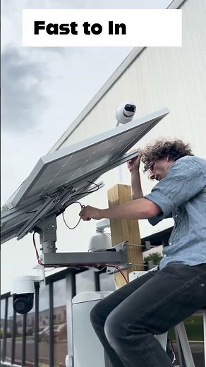 Solar-Powered Security: Ultimate Pole-Mounted Camera Solution Unveiled! #solar #cctv #offgrid