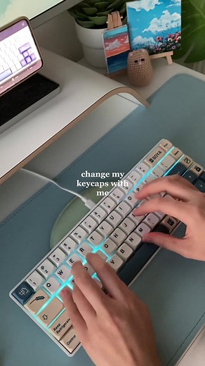 Keycaps Aesthetic Switch Out Tutorial