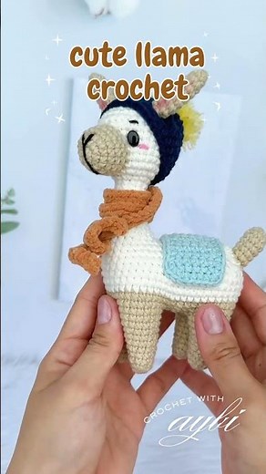 Hipster Llama Crochet #crochet #crochetpattern #amigurumi #crochettutorial
