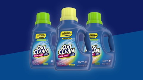OxiClean Color Boost Laundry Brightener and Laundry Stain Remover Liquid, Fresh Scent, 66 fl oz