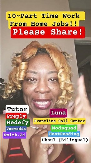 10 Part Time Work From Home Jobs ( Some Beginner Friendly) #news #workfromhome #remotework