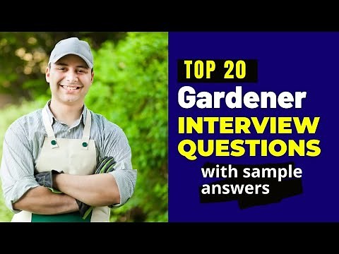 Gardener Interview Questions and Answers for 2025