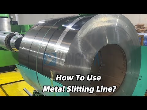 How To Use Metal Slitting Line? Sheet Metal Slitter Machine Testing In Factory #slittingmachine