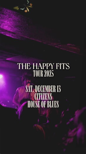 Boston! We are bringing our LOVESICK TOUR to Citizens House of Blues on December 13 and can’t wait to see you there. Tickets are on sale now. | The Happy Fits